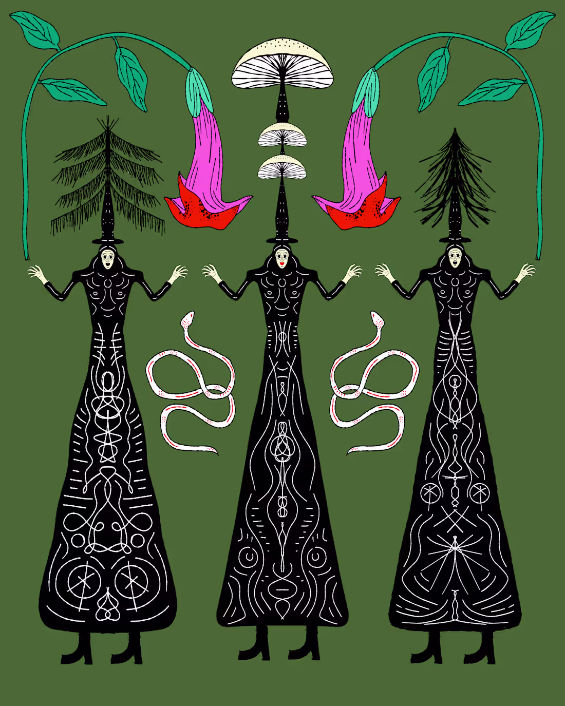 Cover image for Whimsical Folk Inspired Artworks