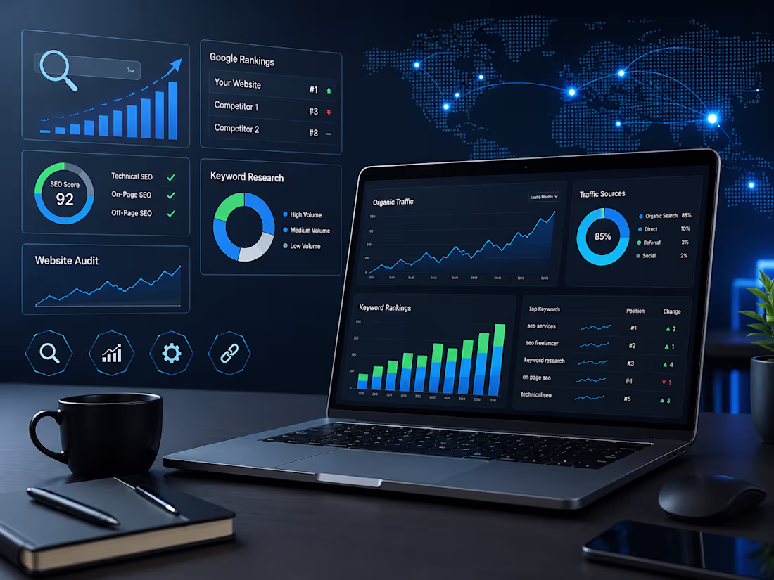 Cover image for SEO Expert for Organic Traffic, Visibility & Website Growth