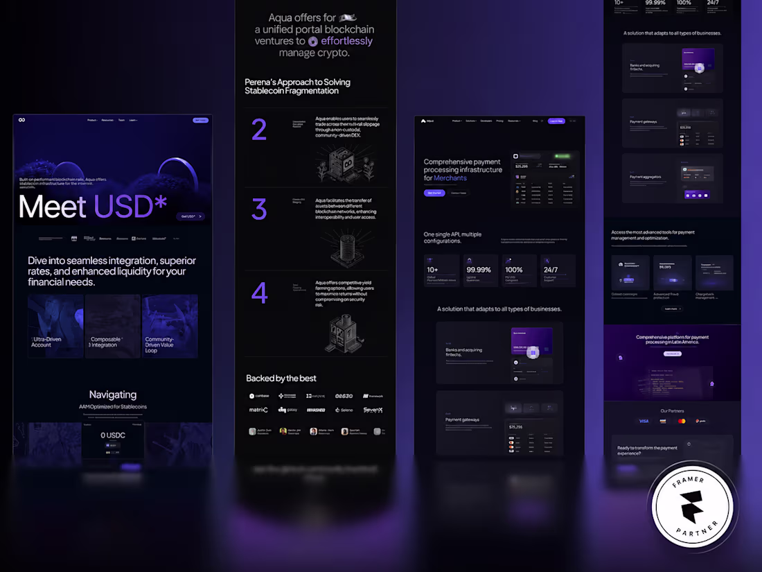 Cover image for Framer Development  & Landing page Design
