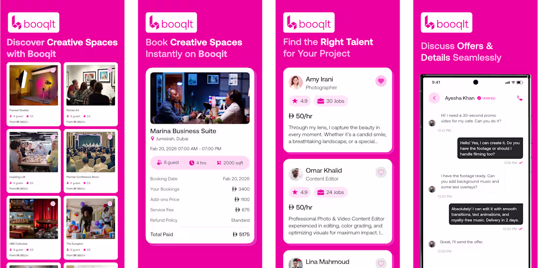Cover image for Marketplace-style booking app for discovering