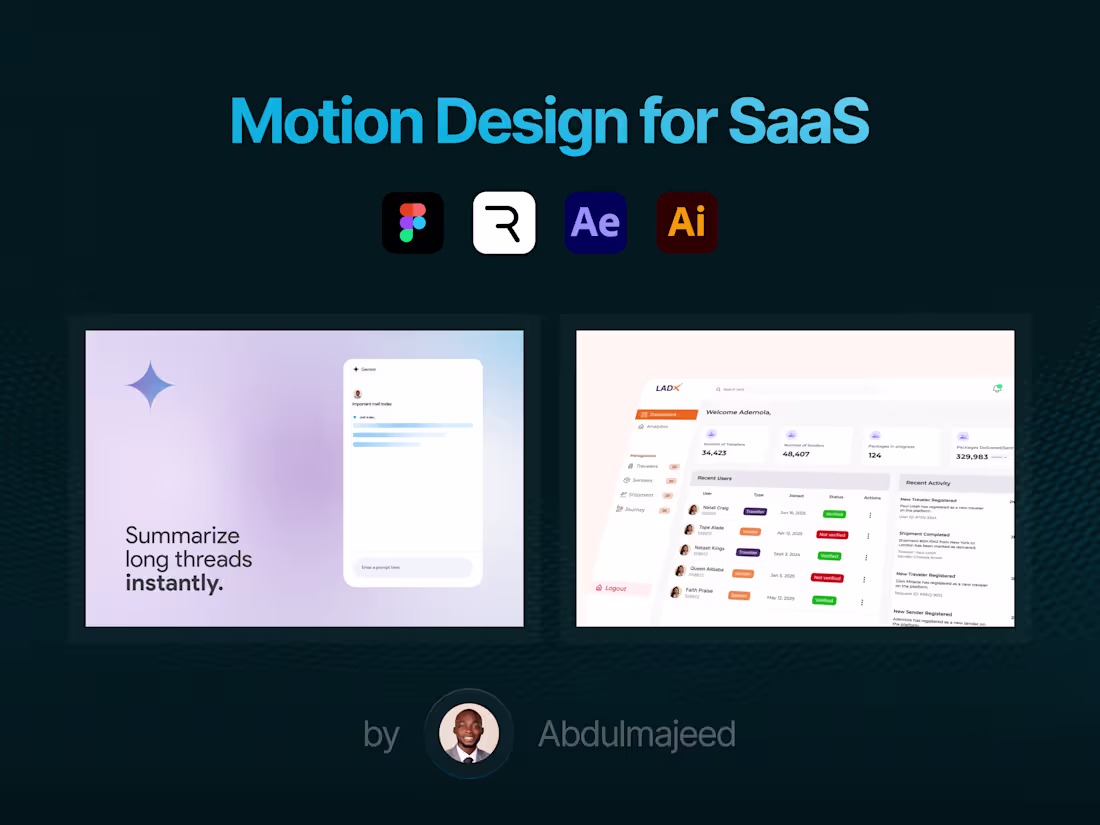 Cover image for Motion Design for SaaS