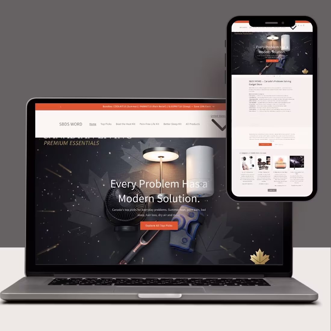 Cover image for ecommerce website design