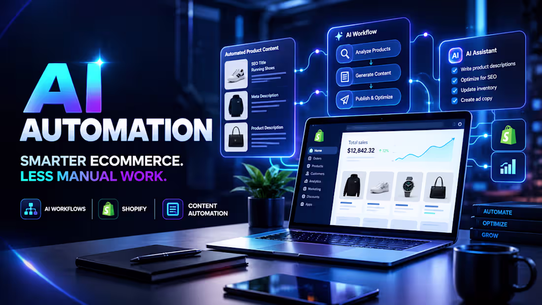 Cover image for AI-Powered Shopify Product Content Workflow Setup