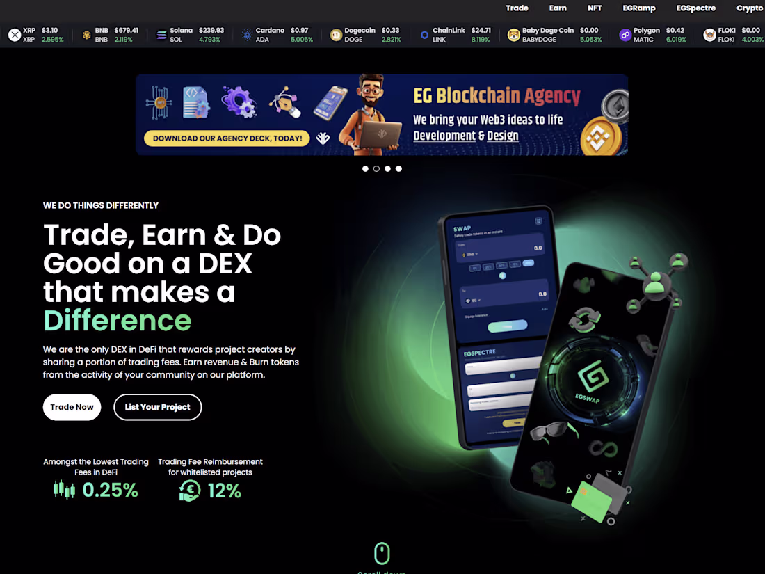Cover image for Blockchain | EGSwap