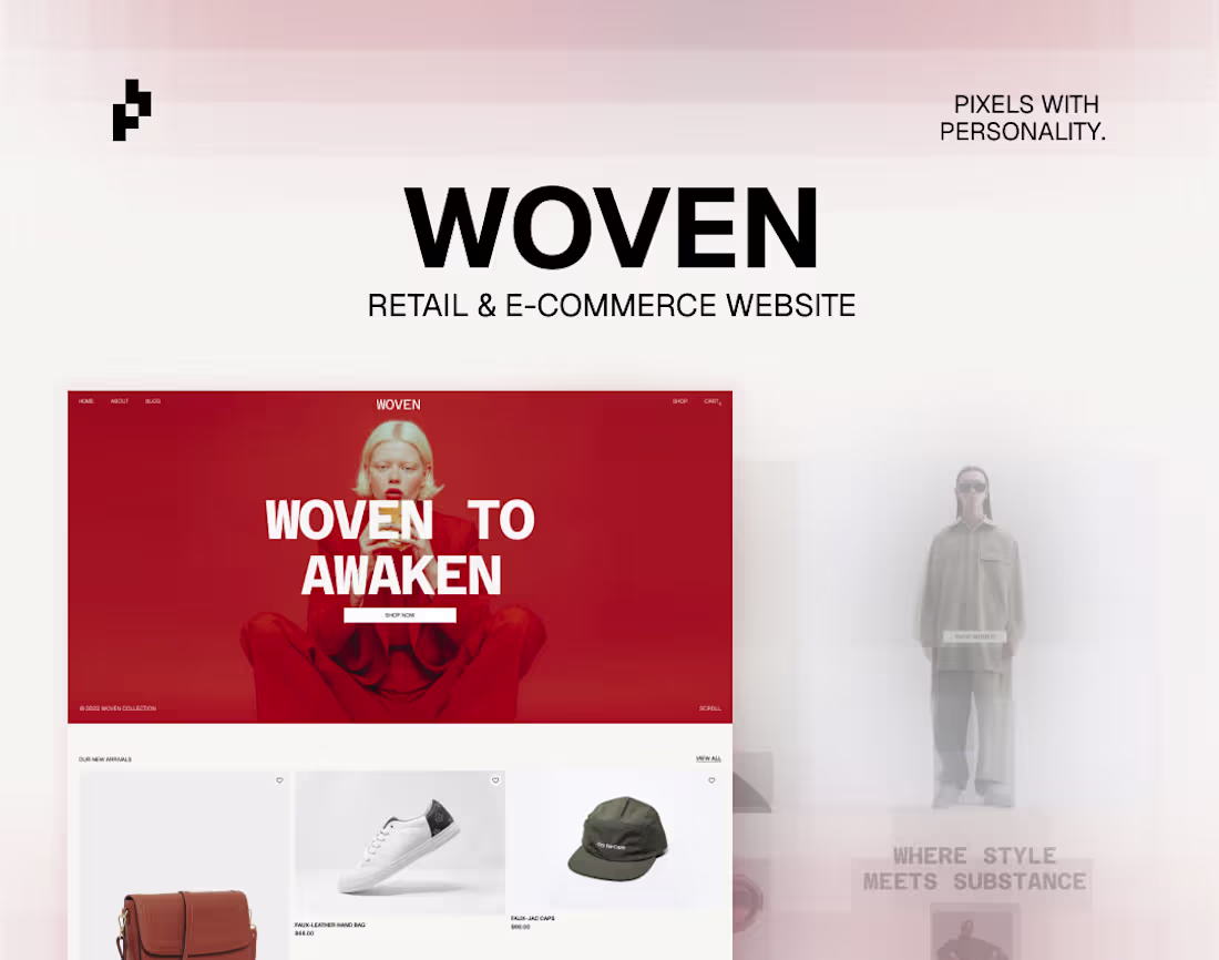 Cover image for Sharing a first look at Woven Wear (https://webflow.com/temp...