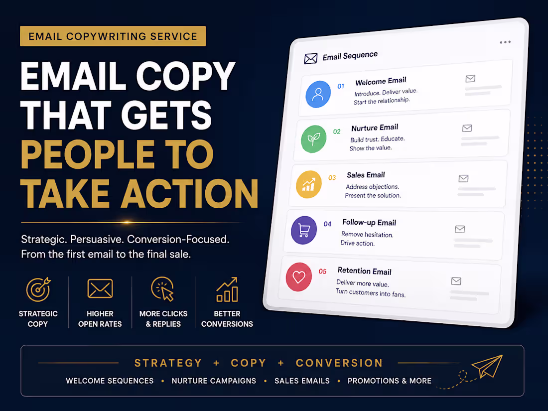 Cover image for Email Sequence Copywriting That Turns Leads Into Customers