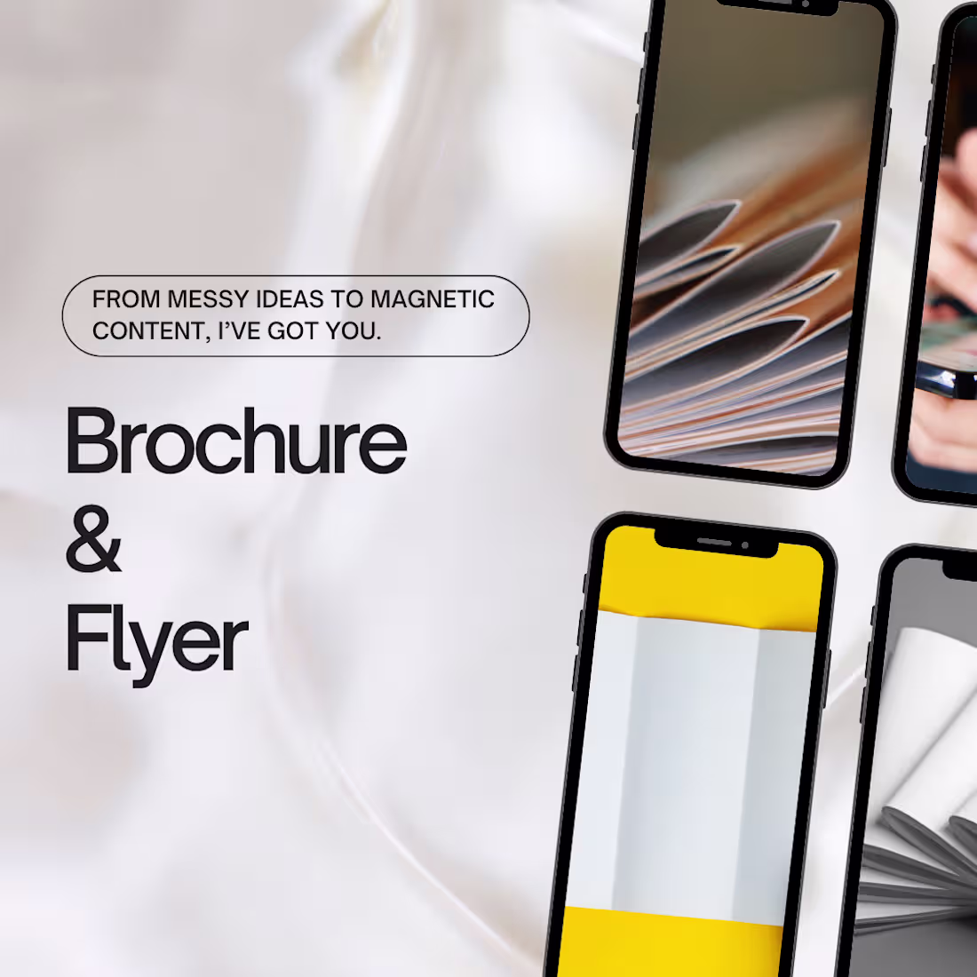 Cover image for Custom Brochure & Flyer Design – Digital or Print Ready