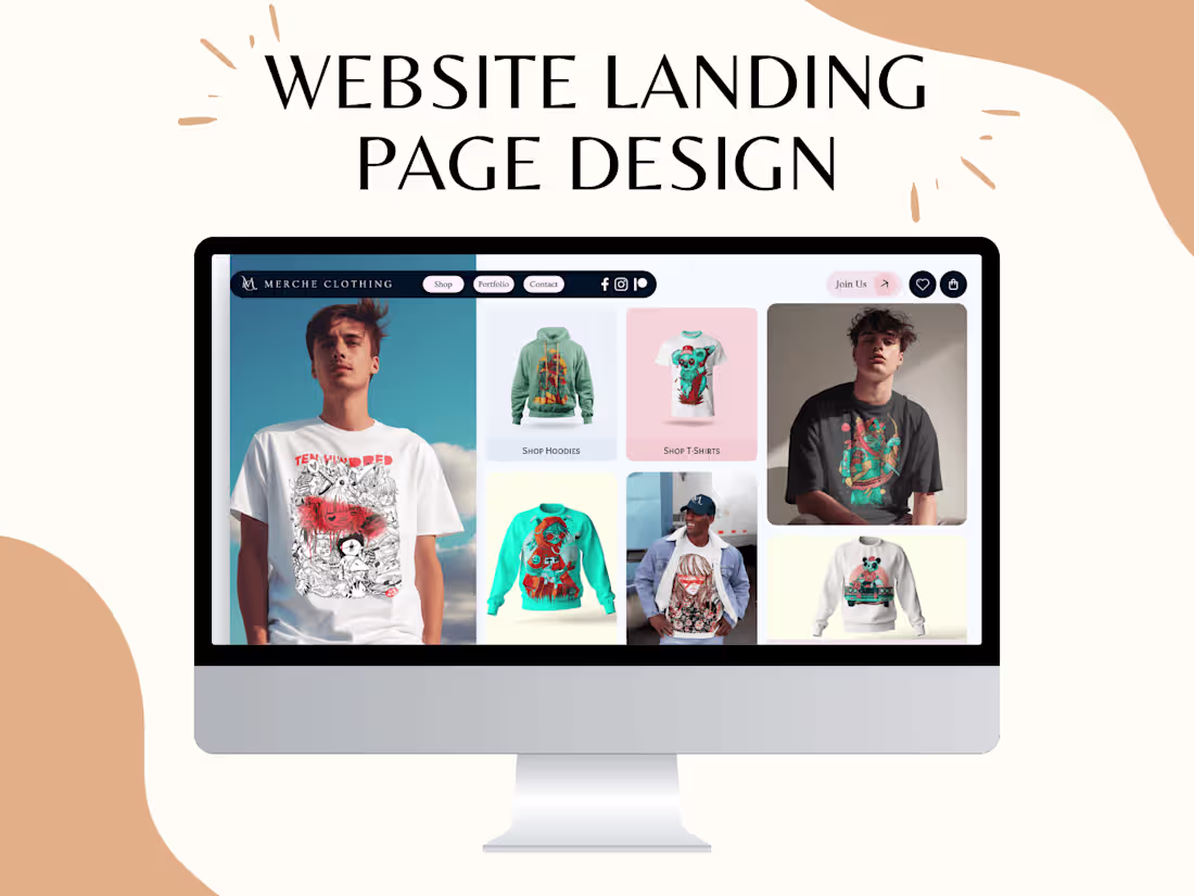 Cover image for Website Landing Page Design