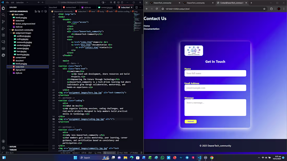 Cover image for community management of DeaverTech