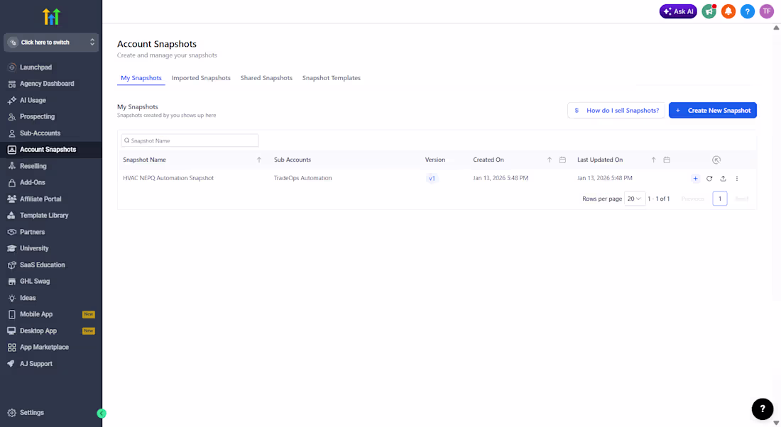 Cover image for GoHighLevel Snapshot Build for HVAC Businesses
