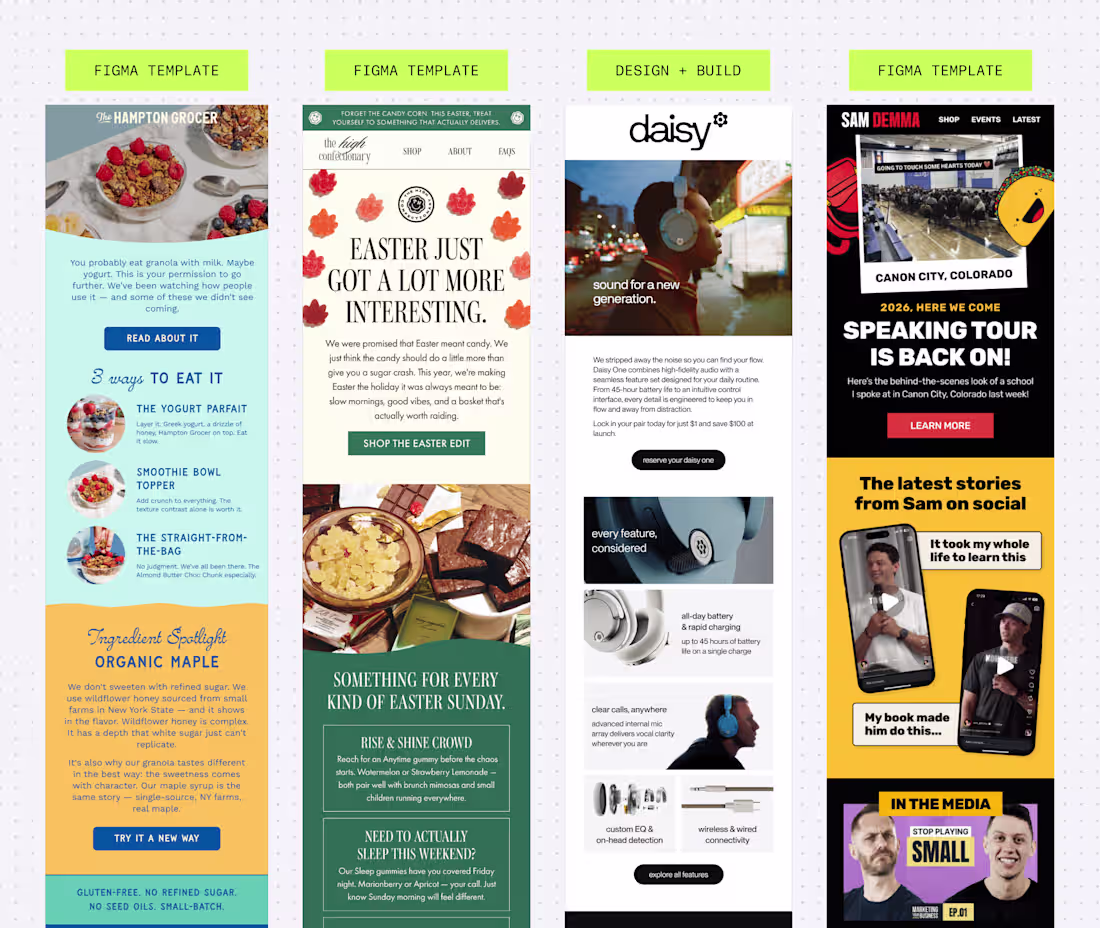 Cover image for 4 emails for 4 brands: