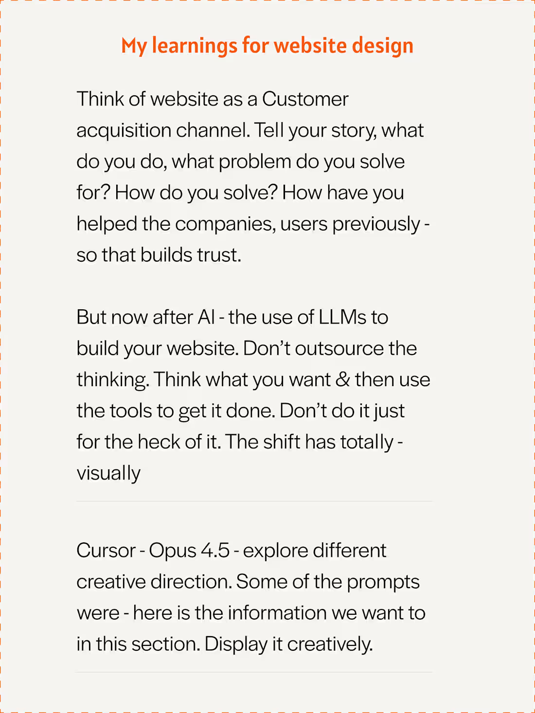 Cover image for My learnings as a web