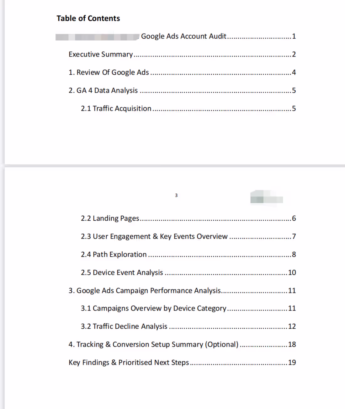 Cover image for Google Ads Audit