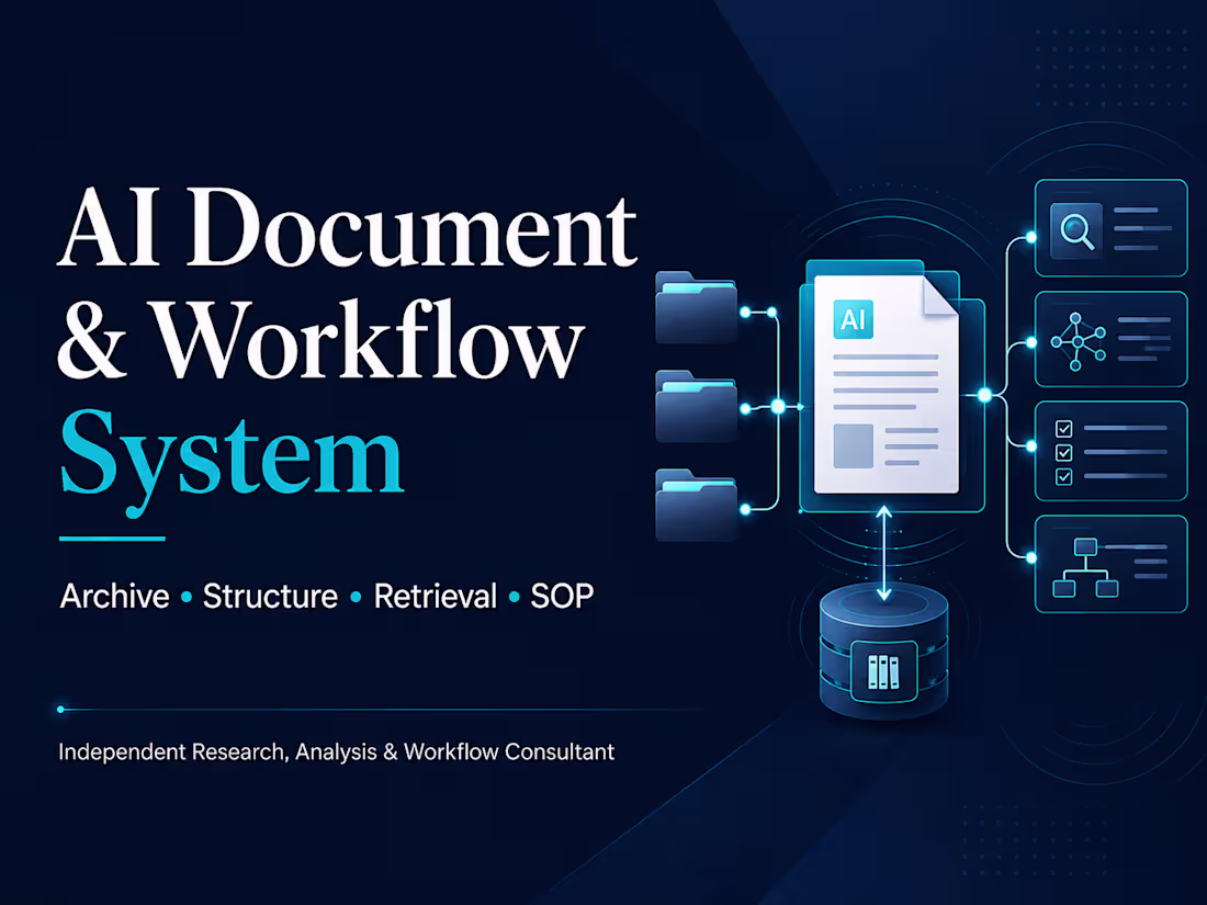 Cover image for AI-assisted document and knowledge workflow