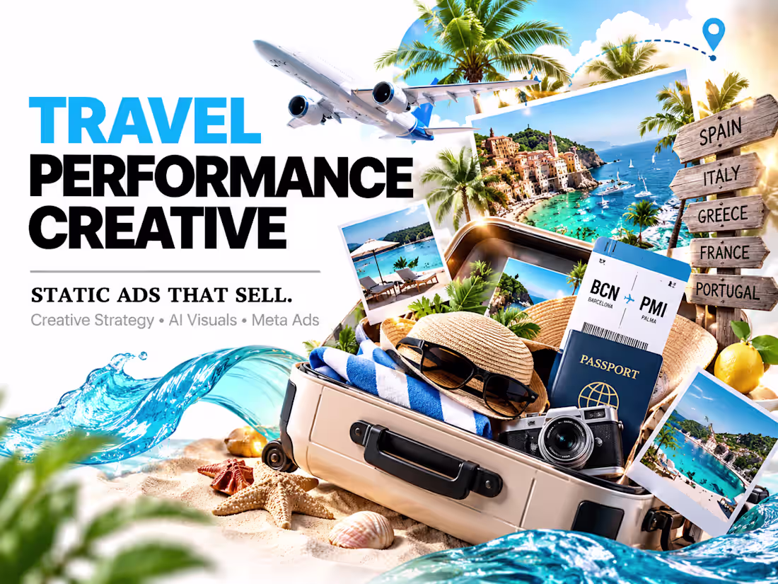 Cover image for Performance-focused Meta static ads for