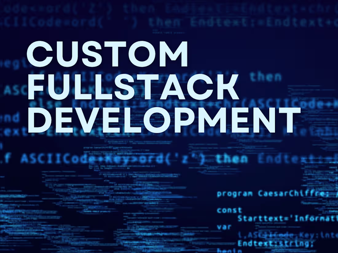 Cover image for FullStack Development