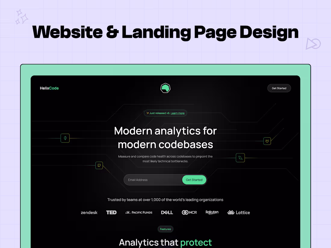 Cover image for Landing Page & Website Design