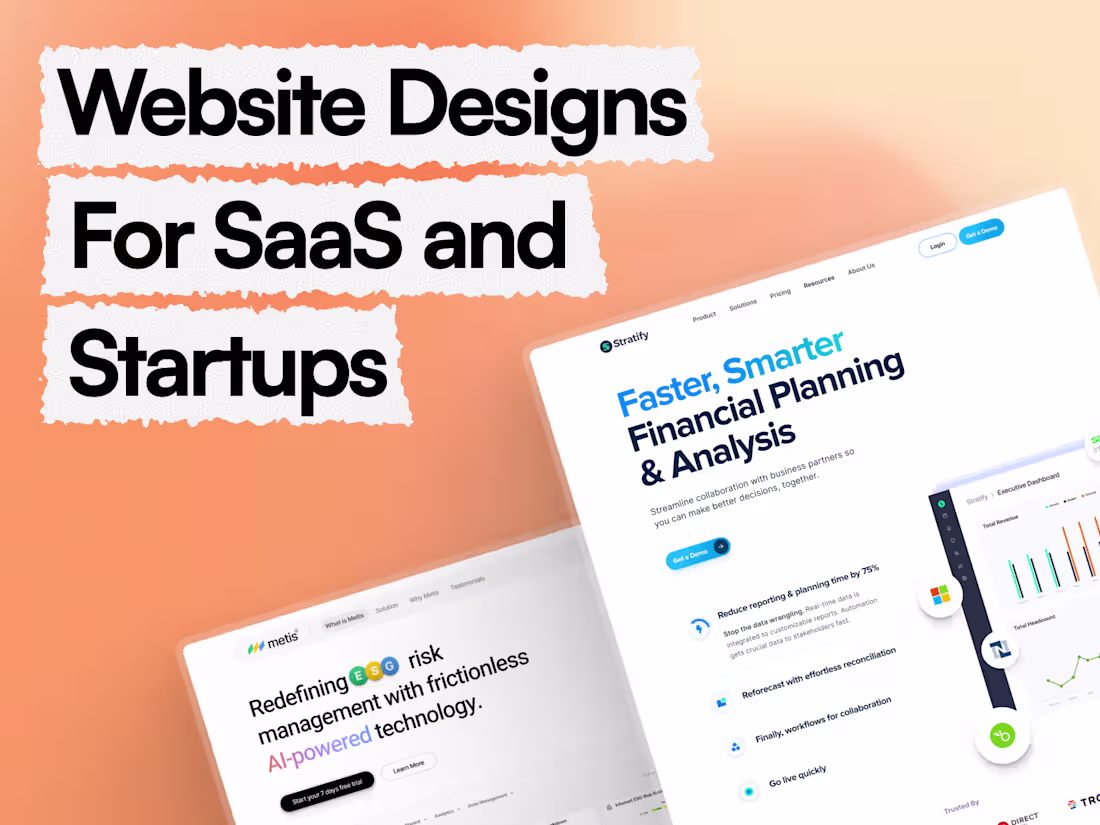 Cover image for SaaS Website Design | Figma | 2 weeks