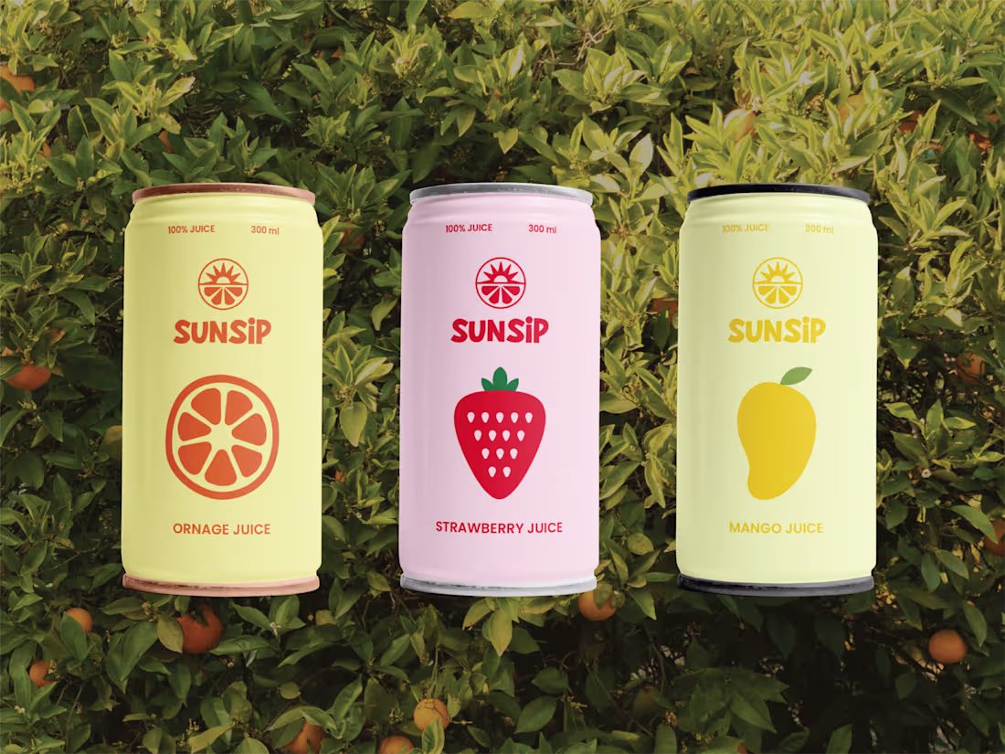 Cover image for Sunsip Juice | Brand Identity