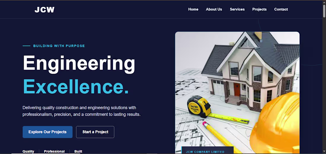 Cover image for JCW Company Limited — Construction
