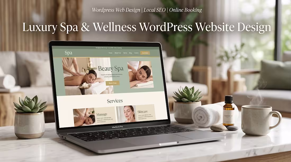 Cover image for Luxury Spa & Wellness WordPress Website Design & SEO