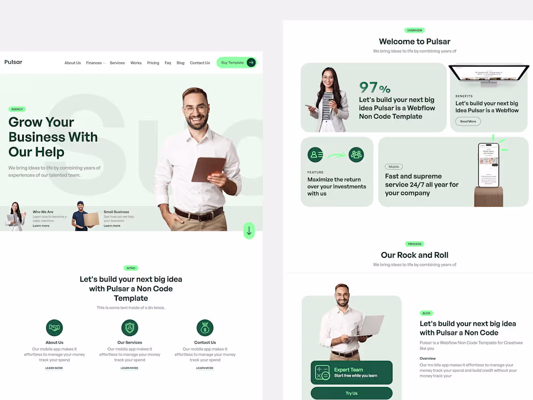 Cover image for Photoshop to Webflow — Get a Professional Webflow Website Coded