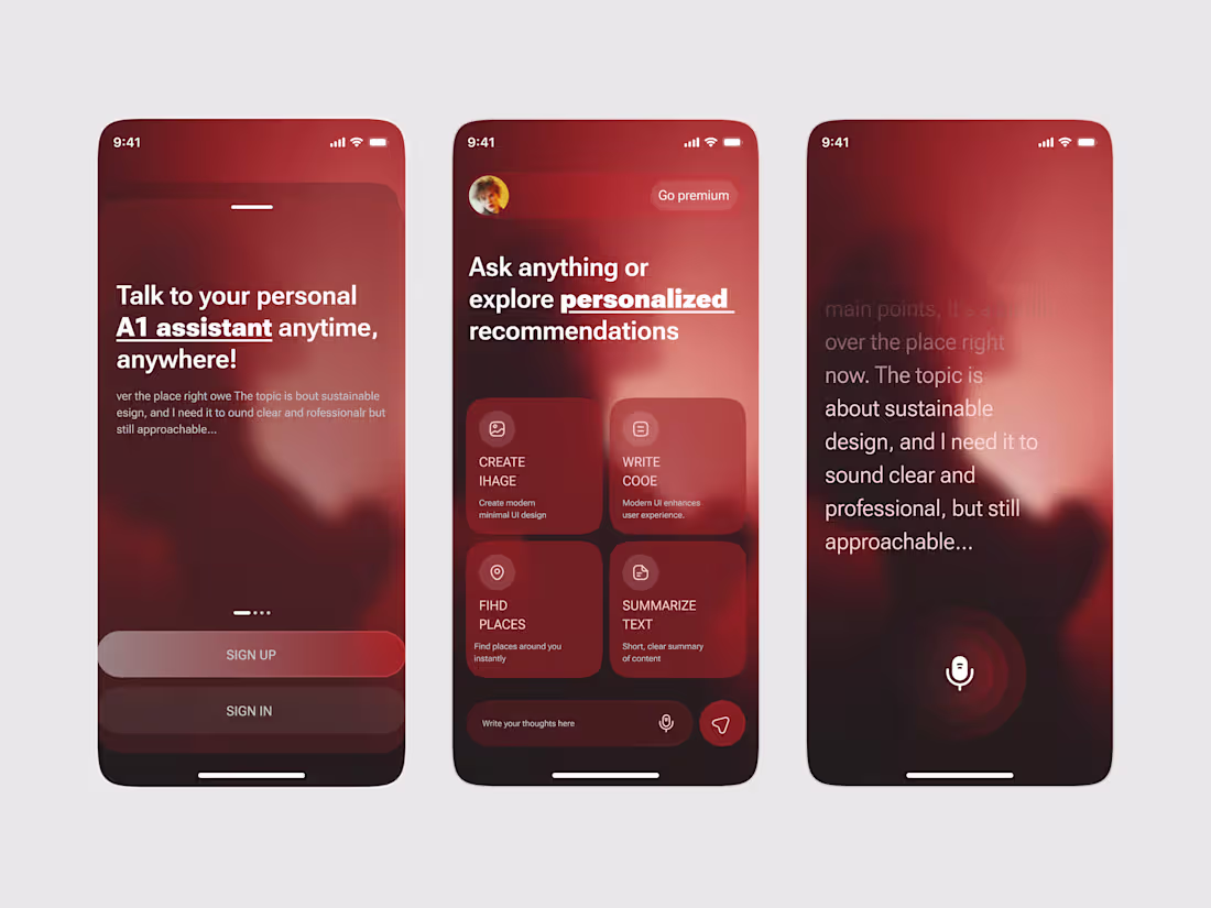 Cover image for Here is my AI Meets Journaling Modern Minimal UI Design Rede...