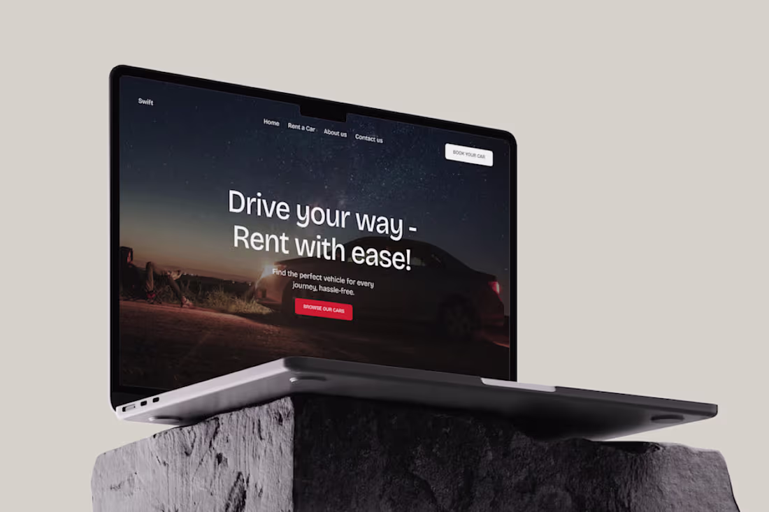 Cover image for Swift - Car Rental Website Design (Concept)