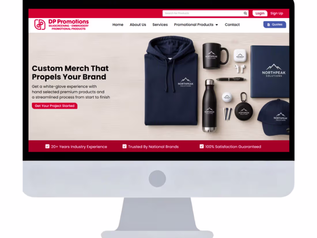 Cover image for DP Promotions: Brand Messaging, Website Copy, Social Content