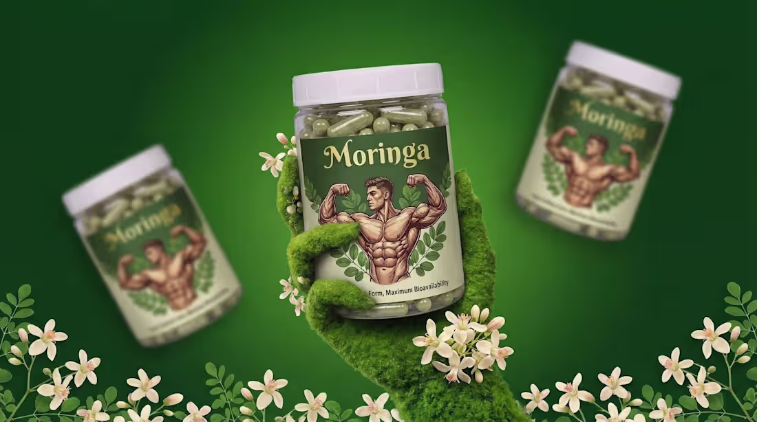 Cover image for Nature-Powered Strength – Moringa Supplement