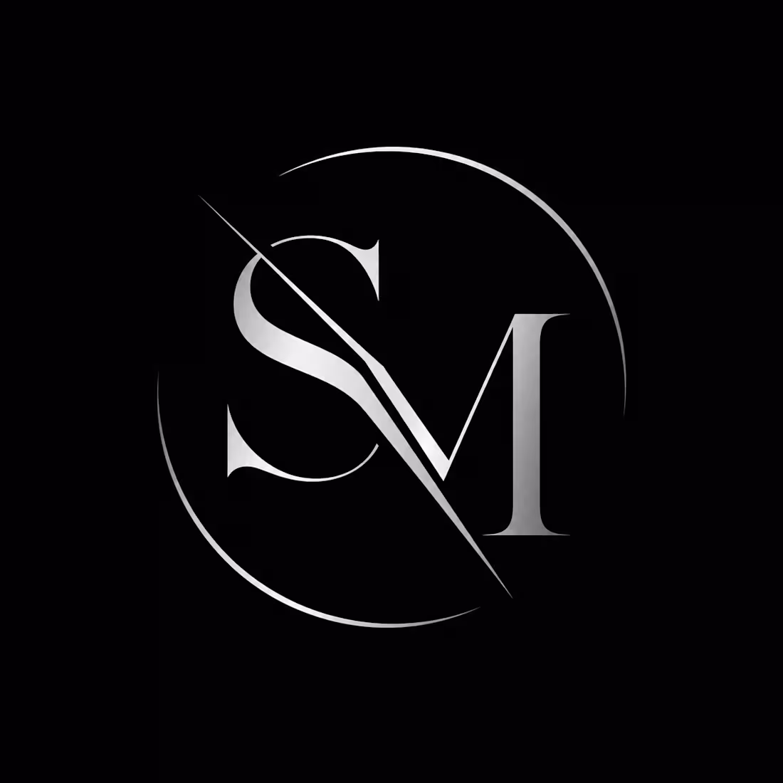 Cover image for Luxury Minimalist SM Monogram Logo Design | Modern Brand 