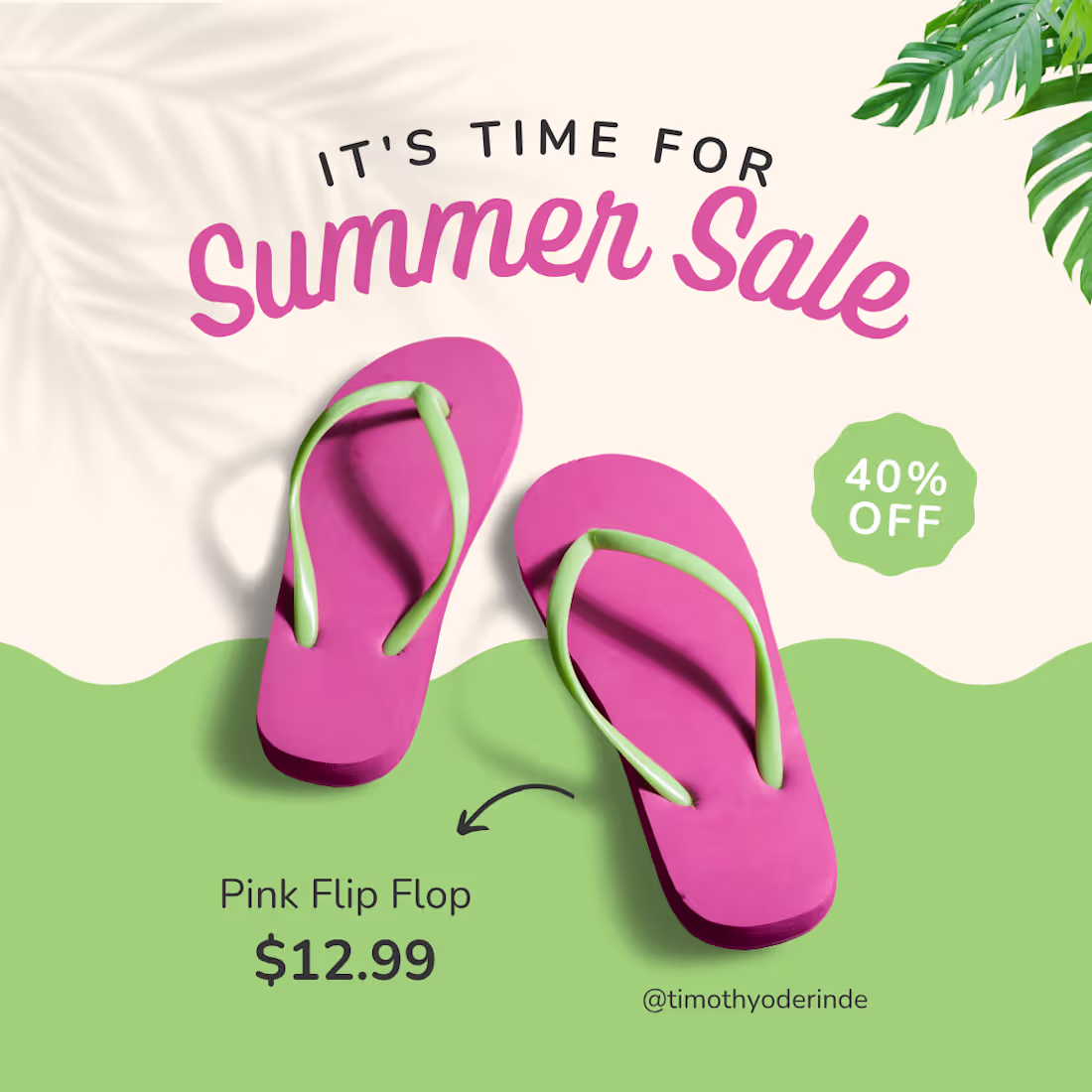 Cover image for Summer Sale Promotional Design for