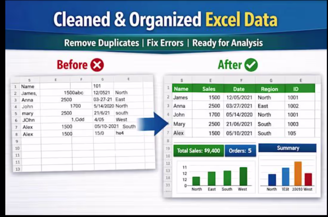 Cover image for I created an Excel data-cleaning