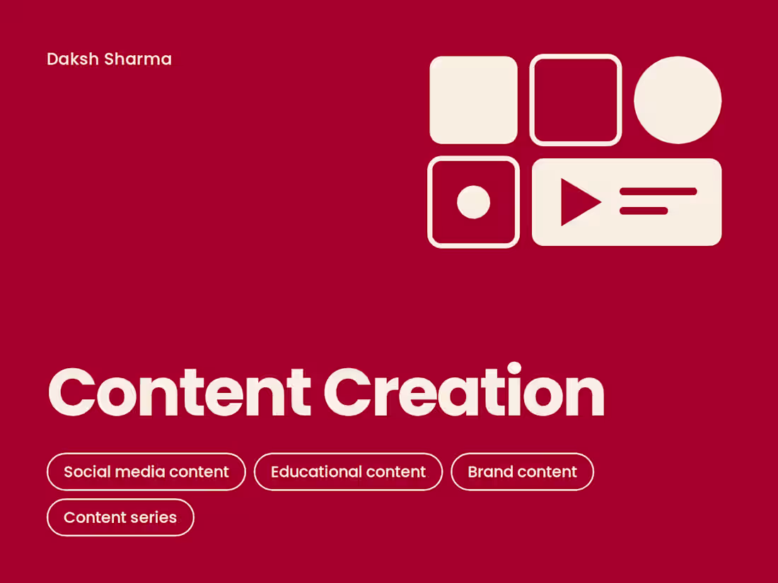 Cover image for Content Creation