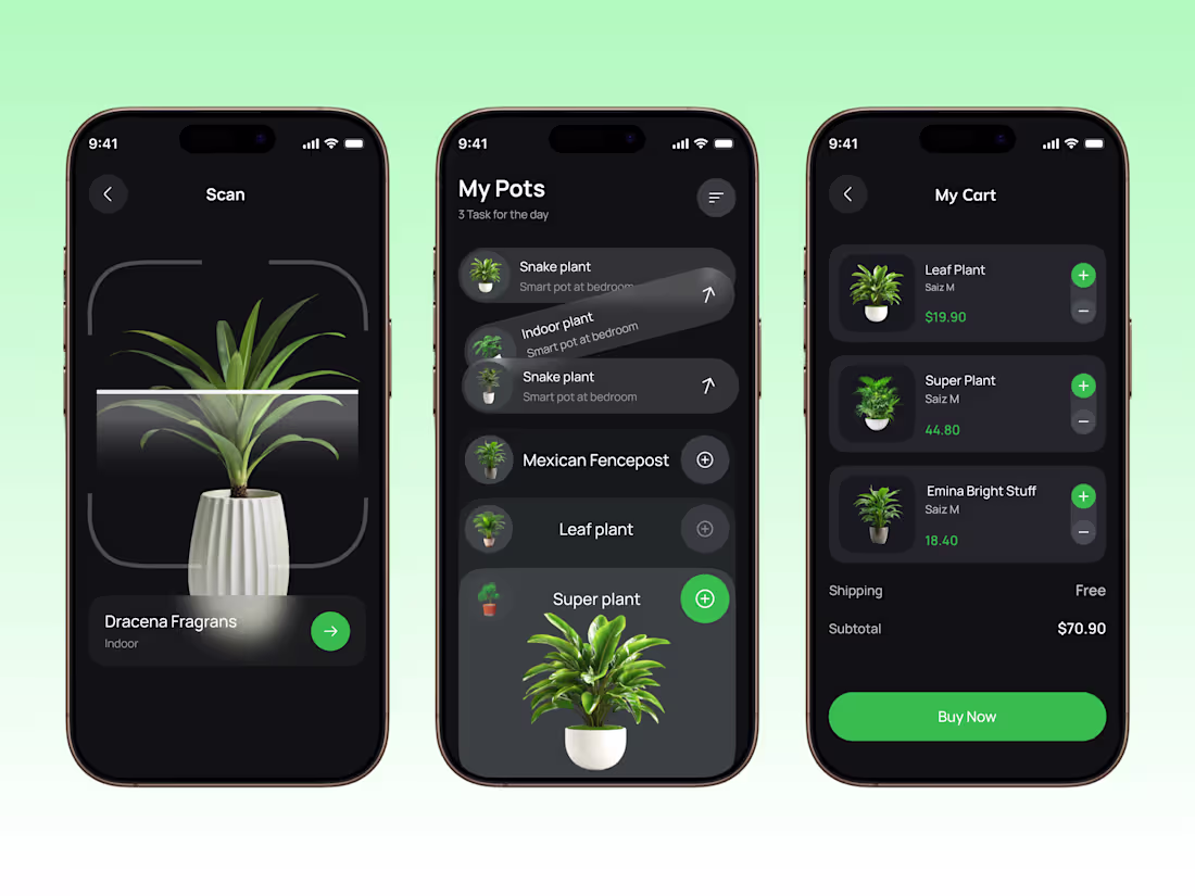 Cover image for GreenLeaf – Smart Plant Care & Shopping App