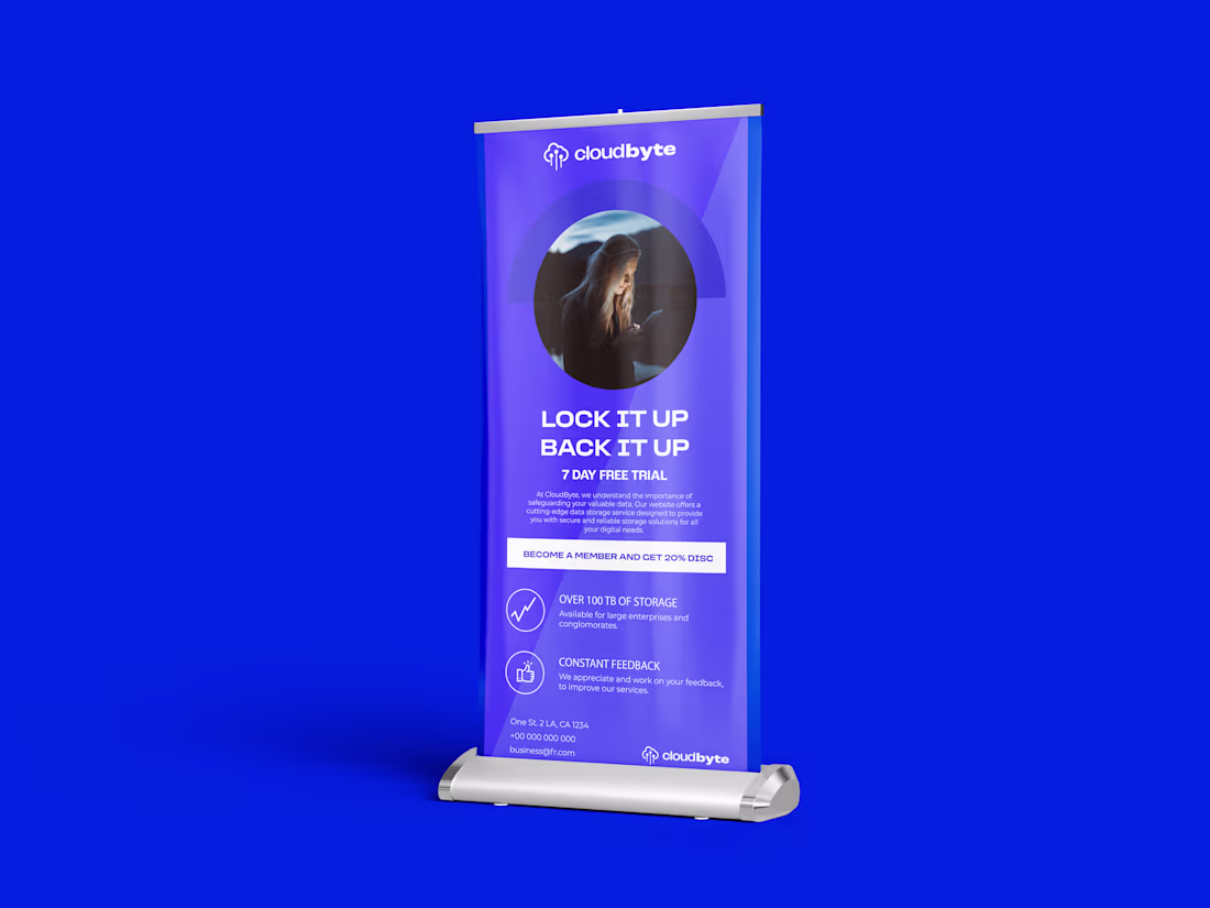 Cover image for CloudByte Standee