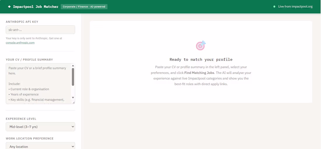 Cover image for A live AI-powered job matching