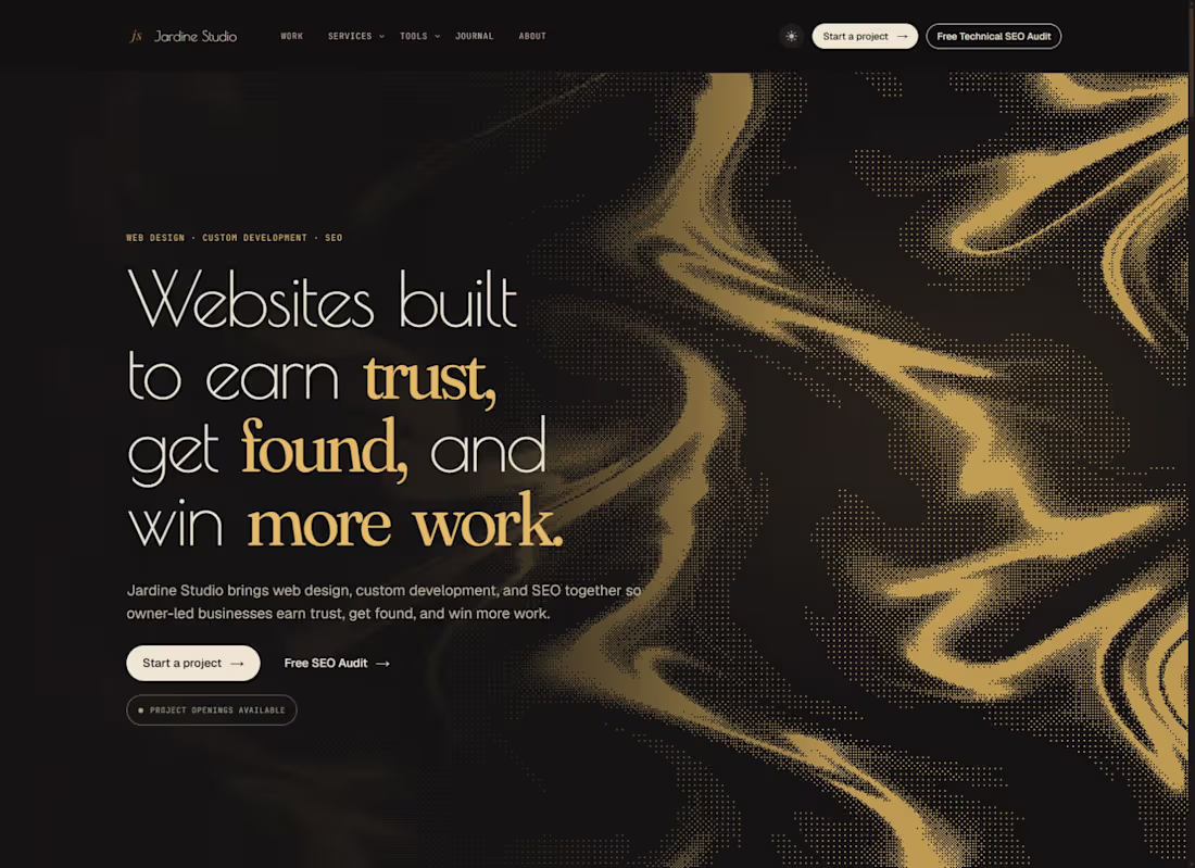 Cover image for Jardine Studio: My Hand-Built Next.js Website