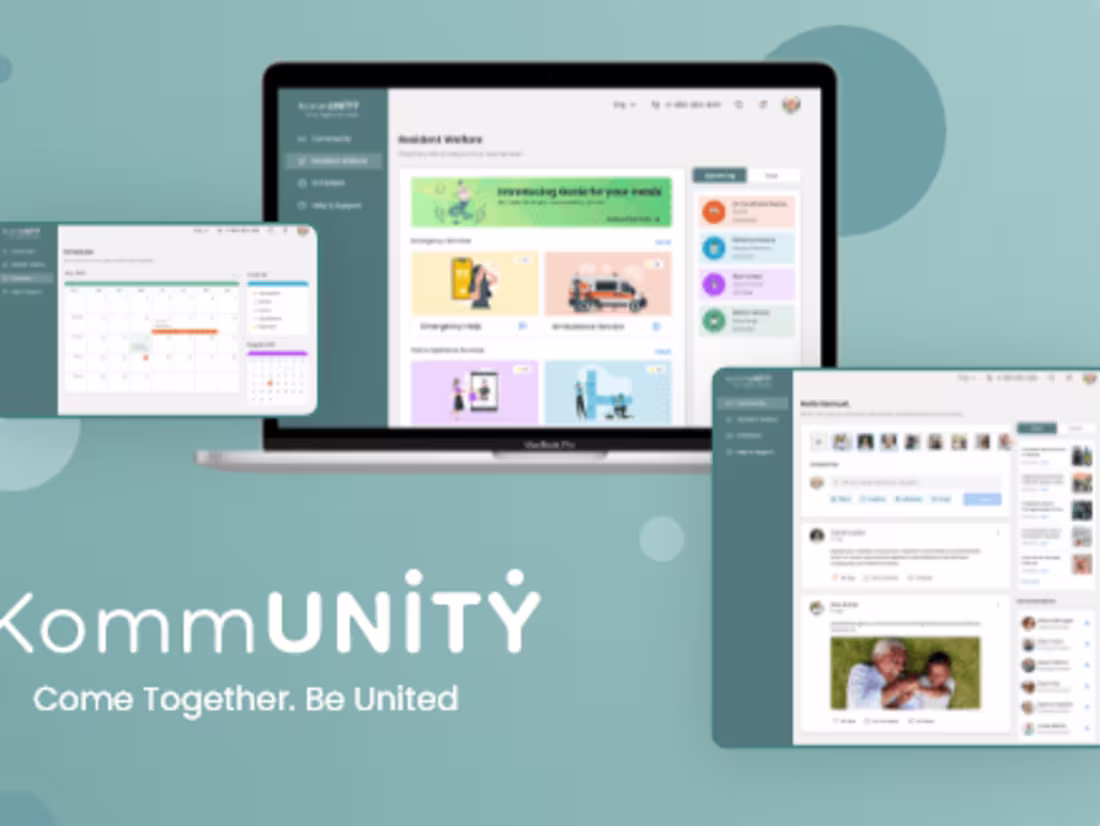 Cover image for https://www.behance.net/gallery/149512751/Community-App-Design-S