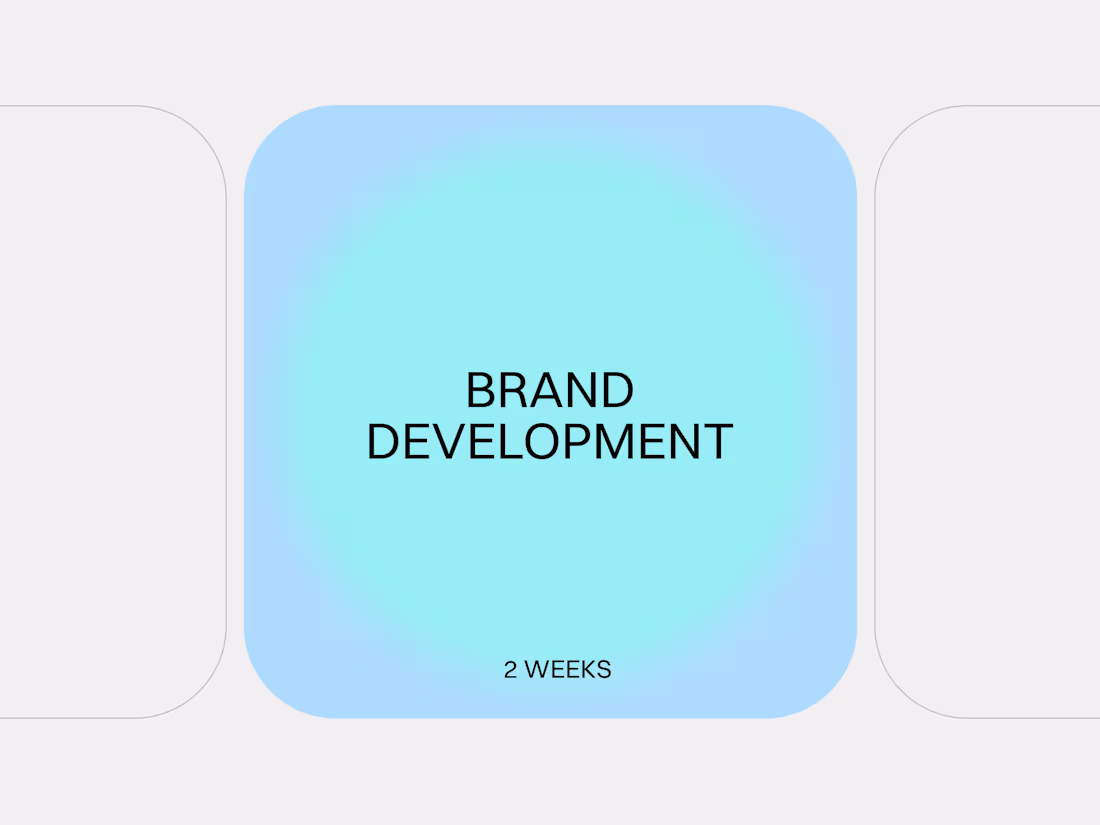 Cover image for Brand Development with One-page Website