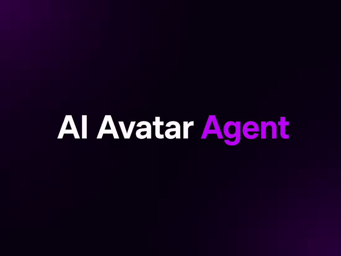 Cover image for AI Avatar Video Agent