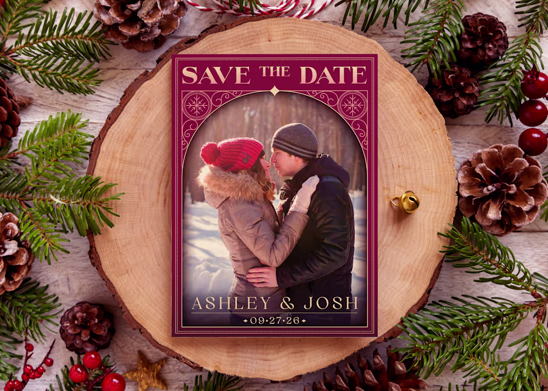 Cover image for Custom Save the Date invitation