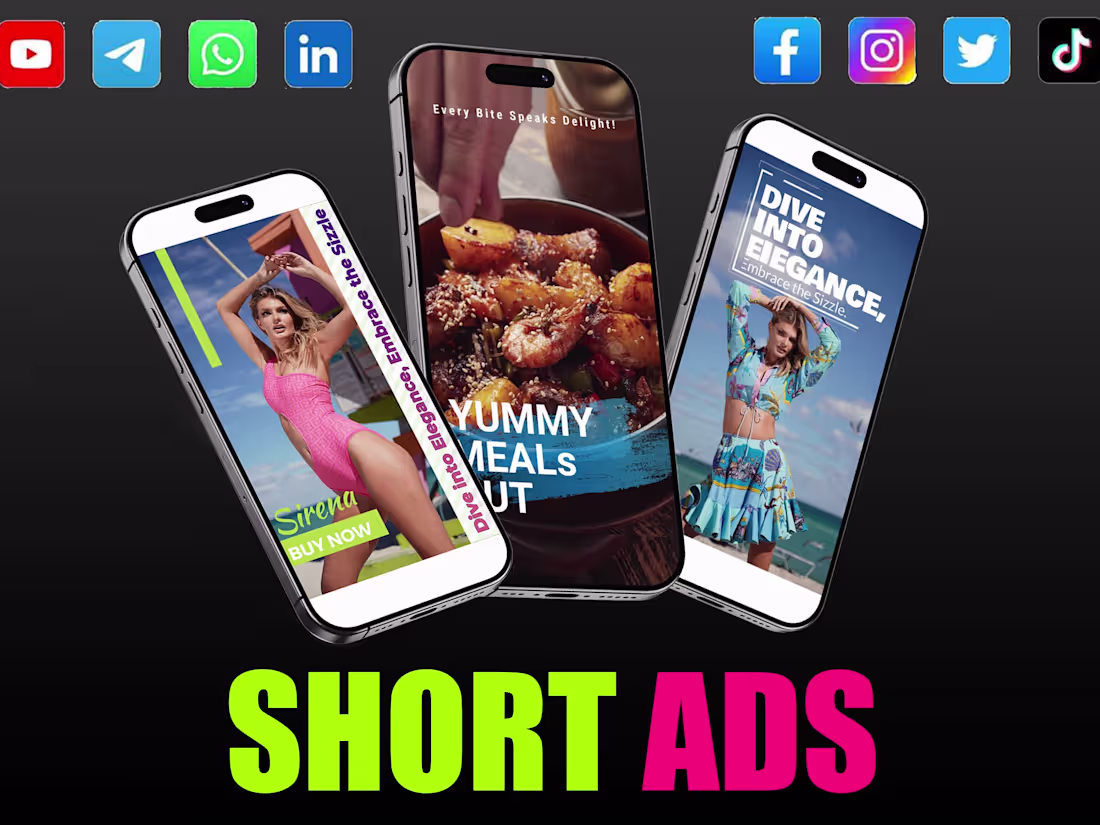 Cover image for Social Media Video Ads - YouTube, Facebook, Instagram & Twitter