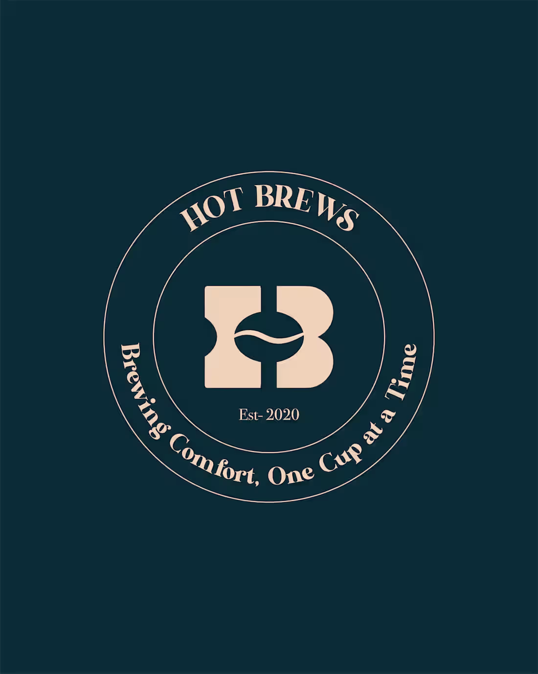 Cover image for Brand Design for a premium cafe named Hot Brews