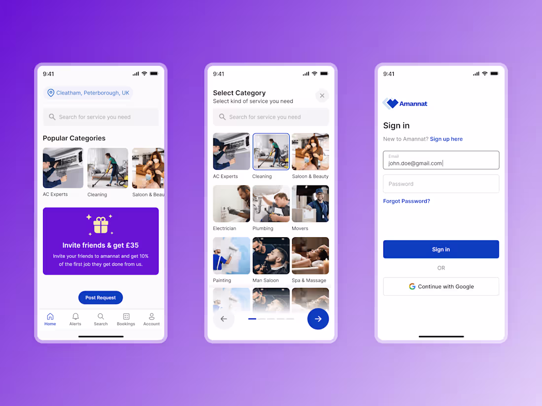 Cover image for Professional Mobile Application Design | Figma UI/UX design