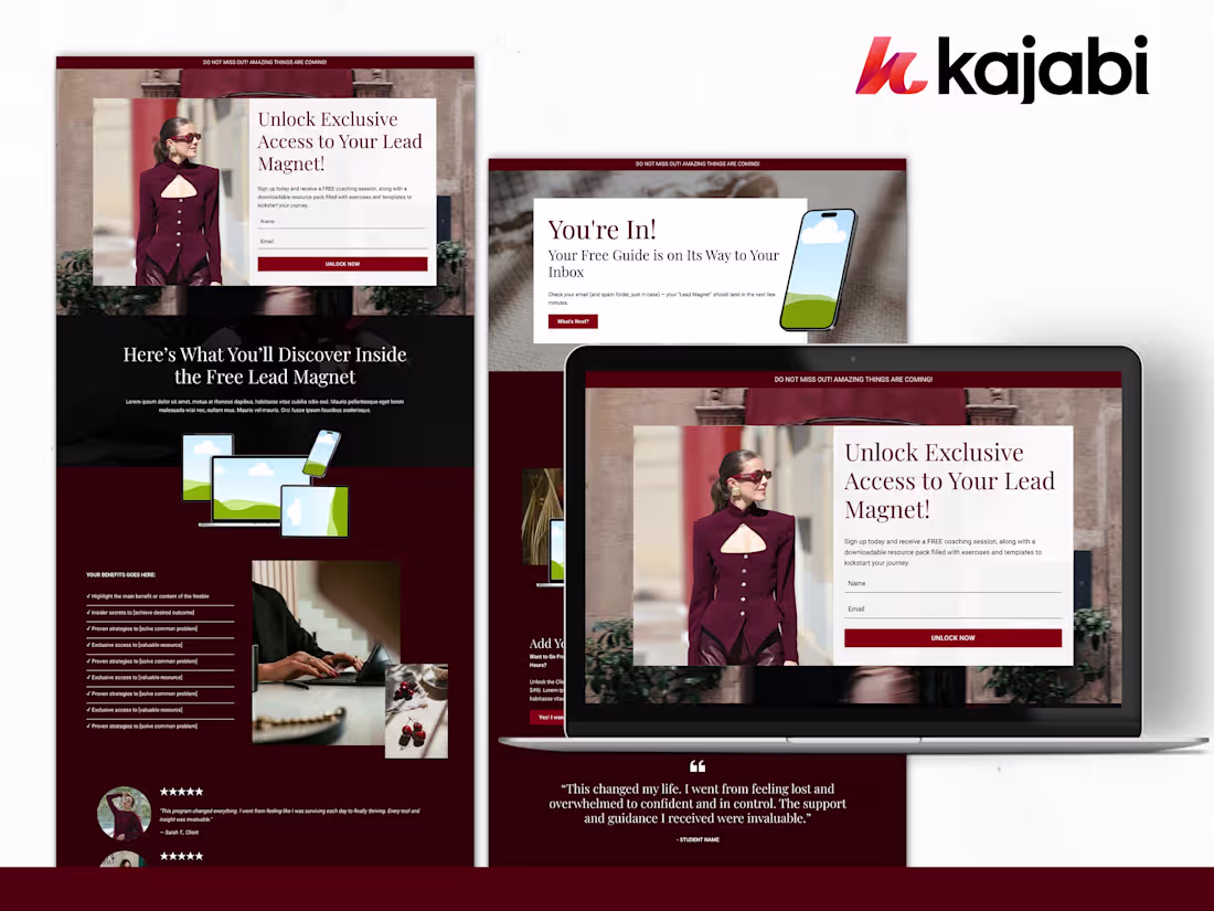 Cover image for Opt-in Page Design