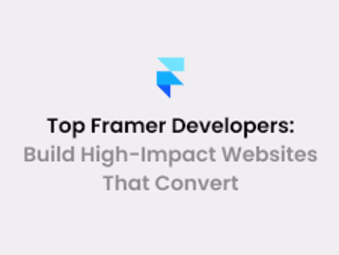 Cover image for Framer Website Design for Startups & SaaS Products
