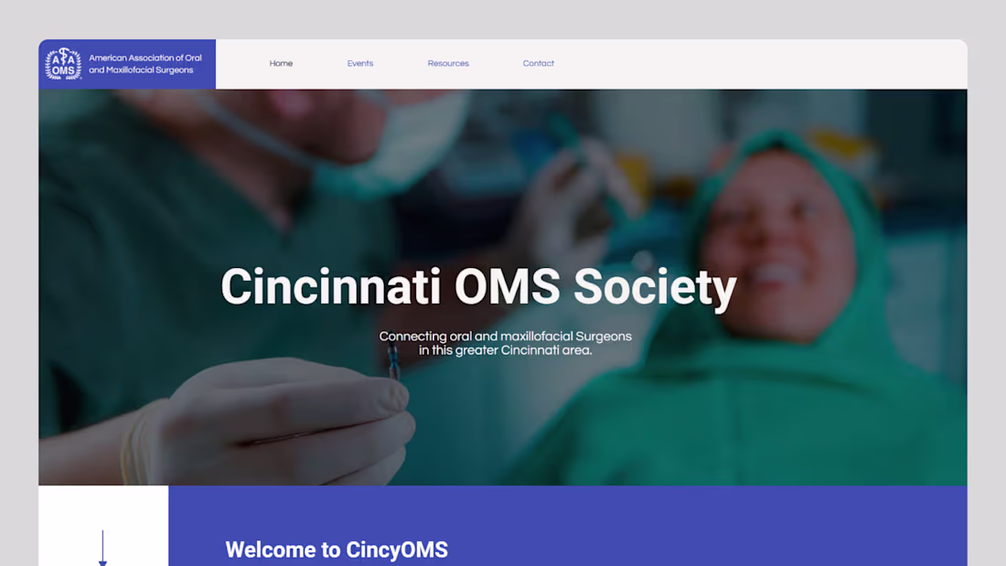 Cover image for Cincy OMS: Modern Medical Society Platform