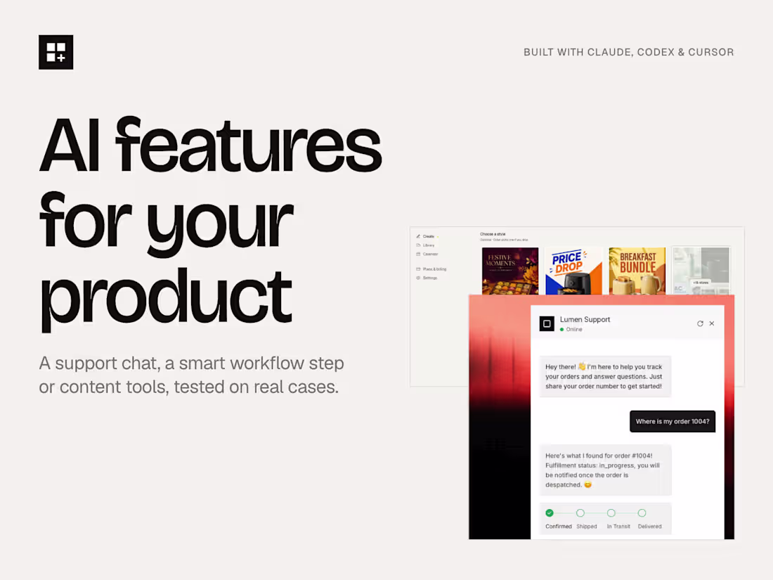 Cover image for AI features for your product