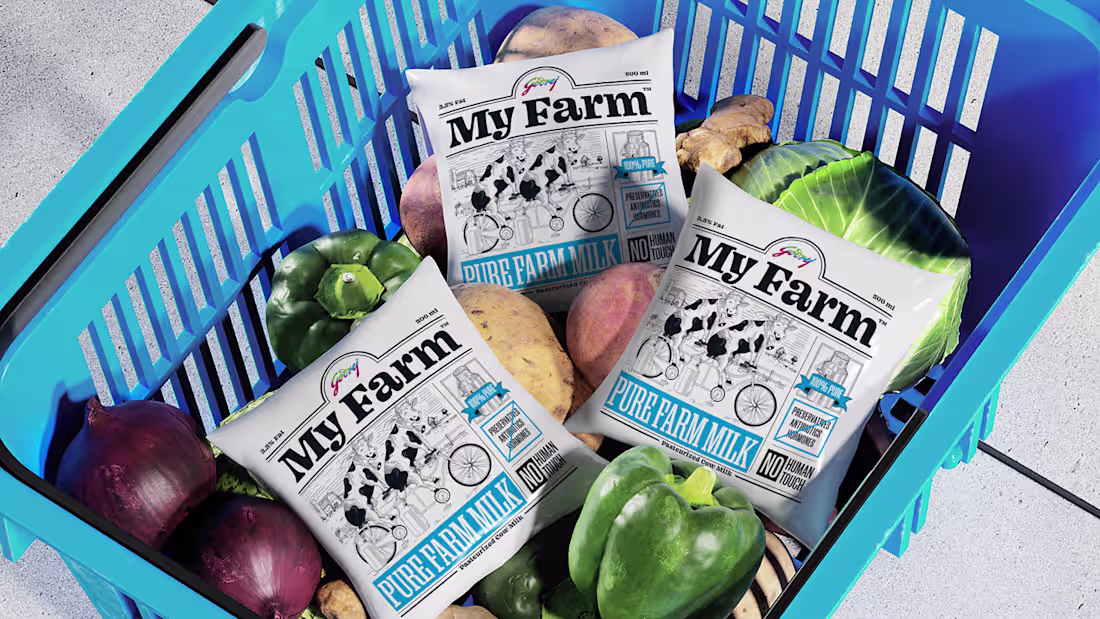 Cover image for Godrej My Farm Milk